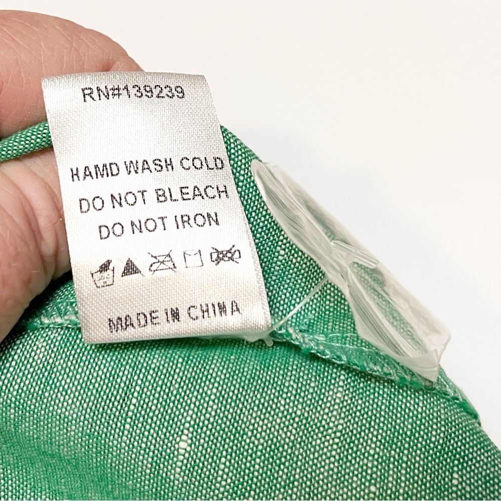 Tuckernuck Seafoam Green Linen Button-Front Maxi Dress - Picture 14 of 15